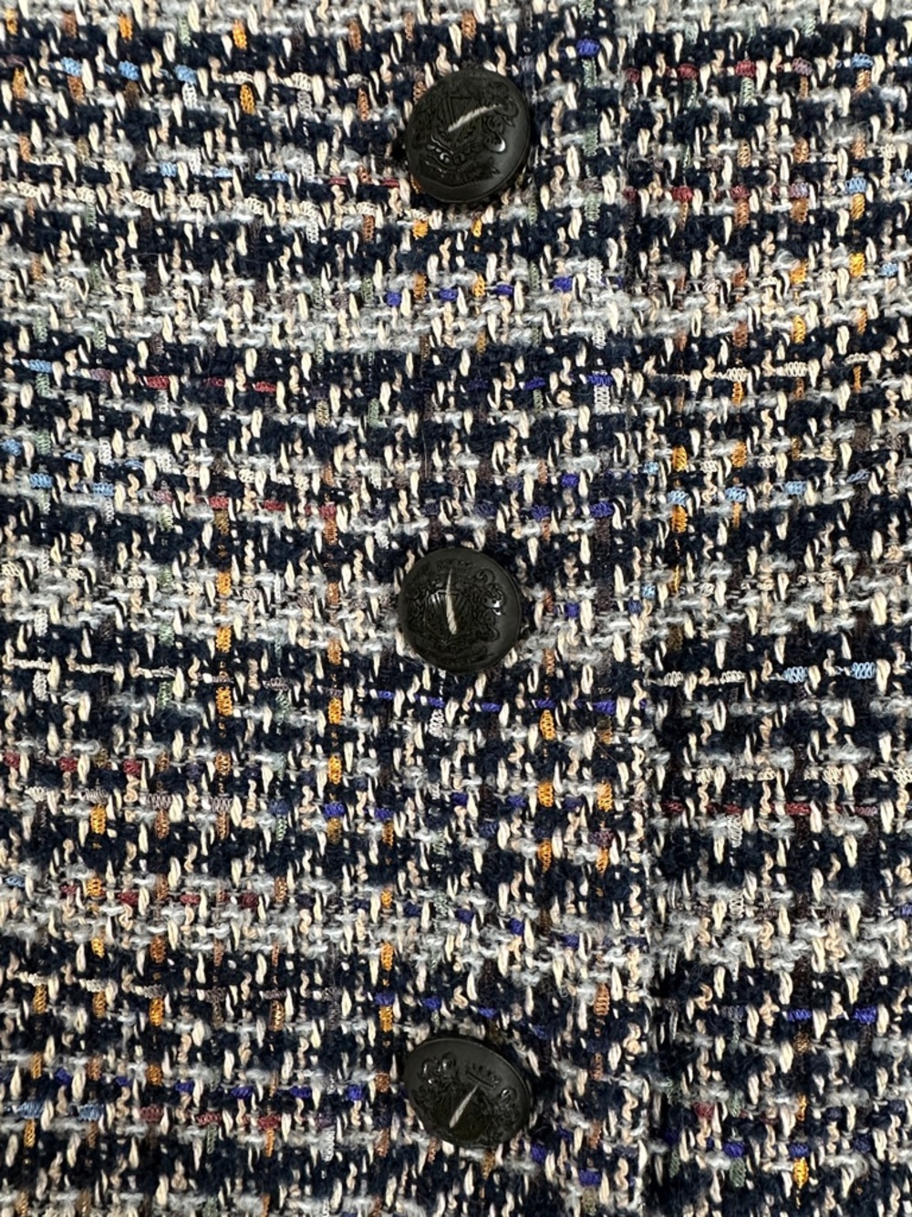Veronica Beard Lyons tweed fringe hem jacket - Picture 2 of 7